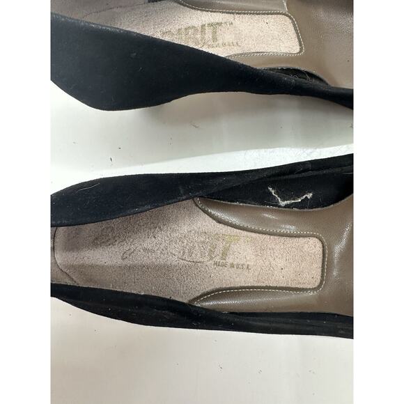 Easy Spirit Womens Heels Size Unknown Black Suede Low Heel - Picture 3 of 12